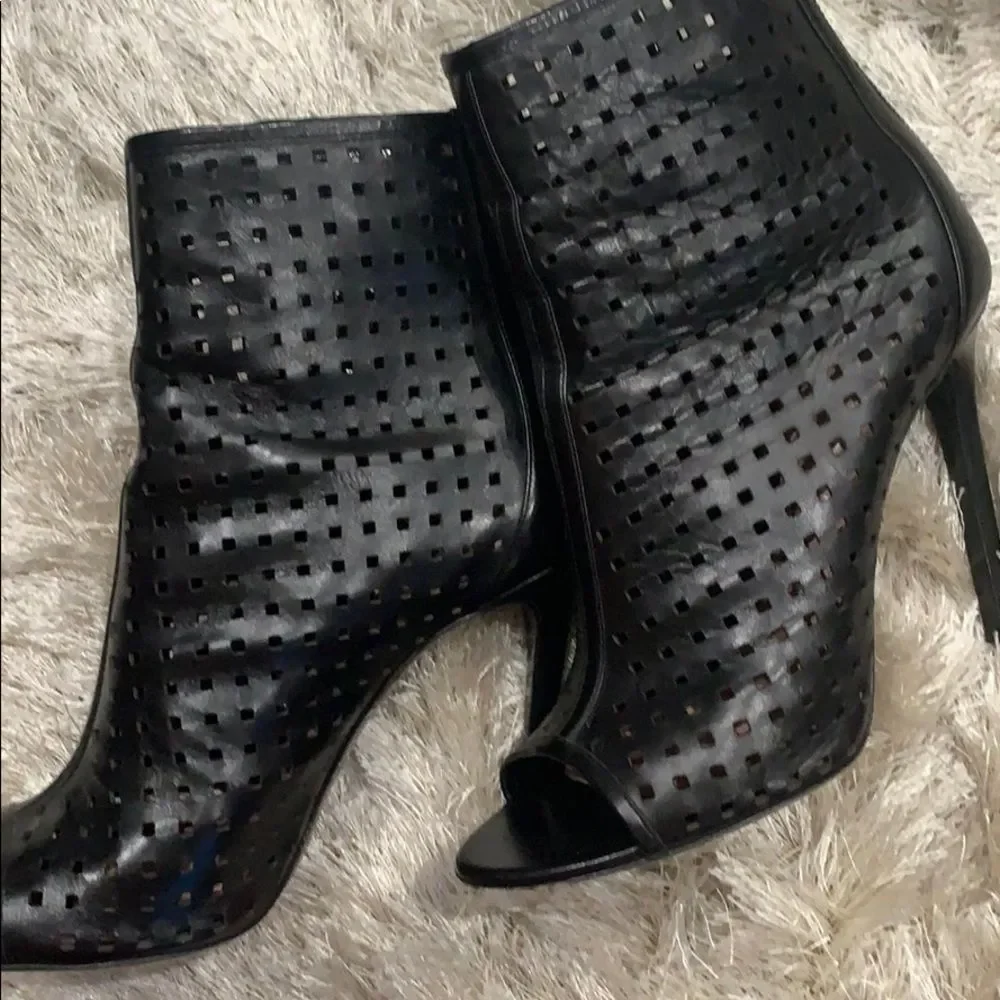 Barbara bui cage peep toe bootie